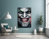 Joker Glass Wall Art.