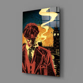 Peaky Blinders Glass Wall Art.