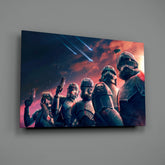 Star Wars Bad Batch Glass Wall Art.