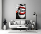 Burn the Money Glass Wall Art.