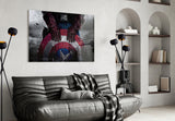 Captain America Glass Wall Art.