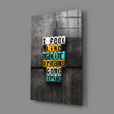 Dreams Glass Wall Art.