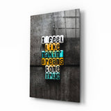 Dreams Glass Wall Art.