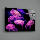 Jellyfish Glass Wall Art.