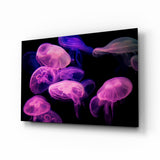 Jellyfish Glass Wall Art.