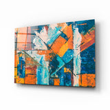Orange Dream Glass Wall Art.