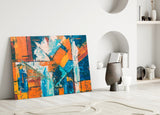 Orange Dream Glass Wall Art.