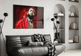 Nipsey Hussle Glass Wall Art.