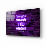 Words Of Oprah Glass Wall Art.