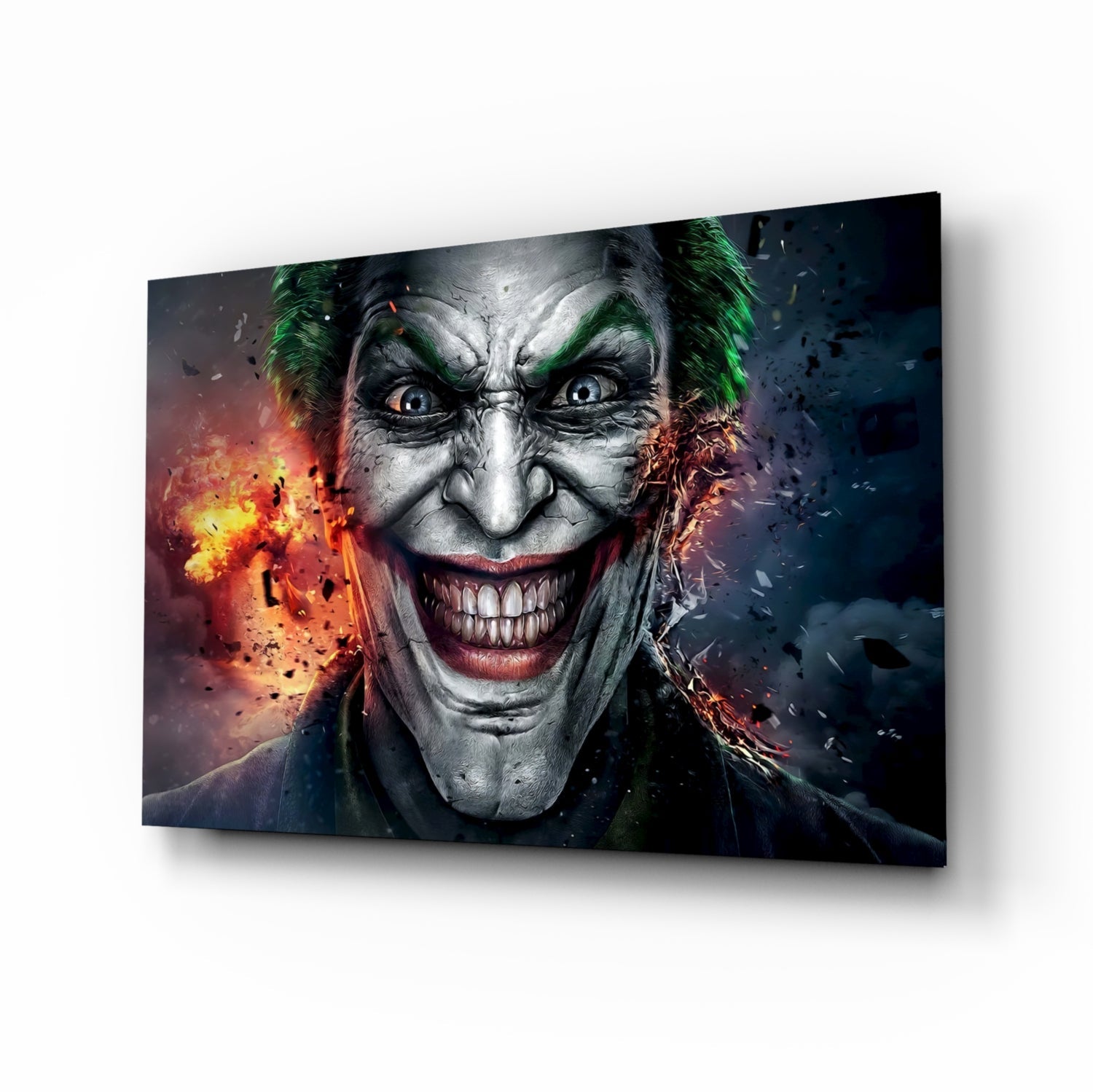 Joker Glass Wall Art.