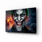 Joker Glass Wall Art.