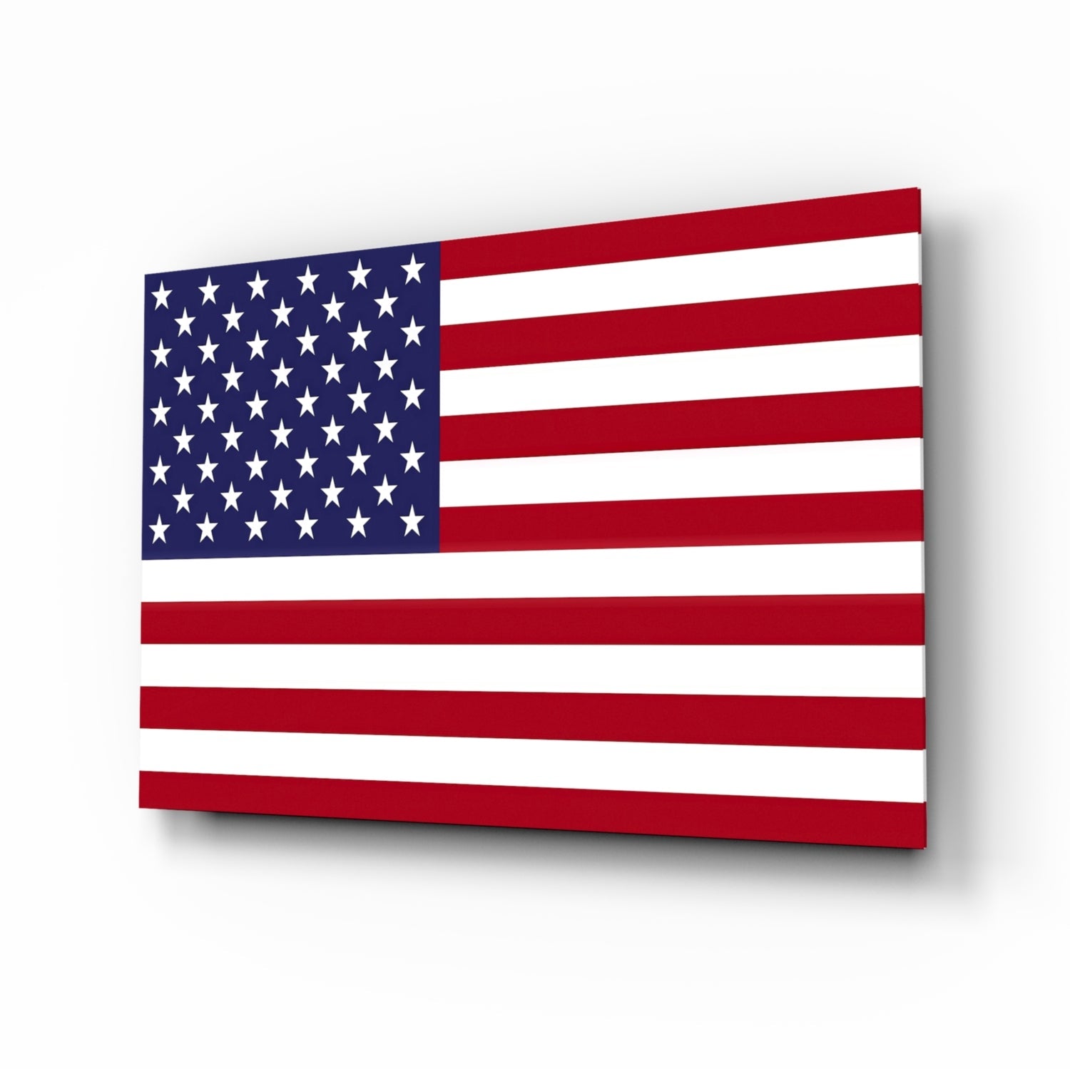 Flag of the United States Glass Wall Art.