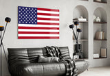 Flag of the United States Glass Wall Art.
