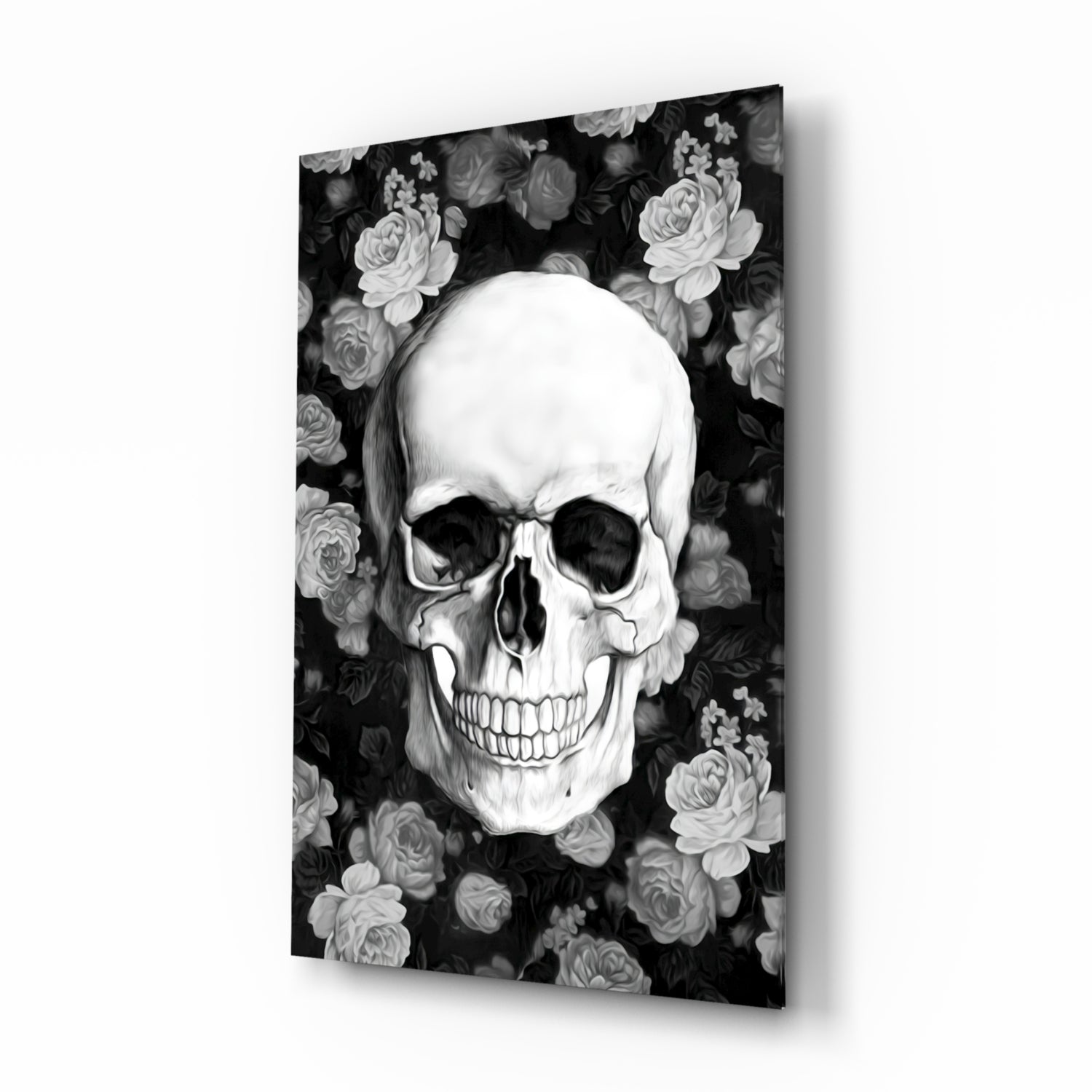 Skull Glass Wall Art.