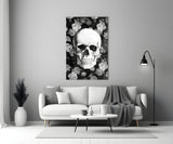 Skull Glass Wall Art.