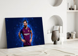 Messi Glass Wall Art.