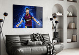 Messi Glass Wall Art.