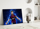 Messi Glass Wall Art.