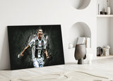 Christiano Ronaldo Glass Wall Art.