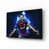 Messi Glass Wall Art.