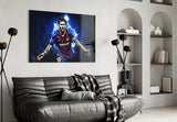 Messi Glass Wall Art.