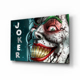 Joker Glass Wall Art.