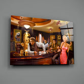 Marilyn in Pink - Elvis Humphrey Glass Wall Art.