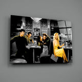 Marilyn Elvis Humphrey - Cafe Glass Wall Art.