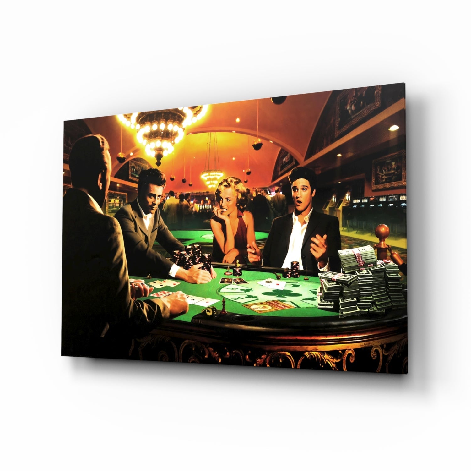 Marilyn Elvis Humphrey Glass Wall Art.