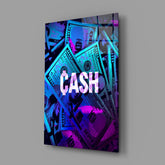 Cash Glass Wall Art.