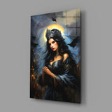 Dark Queen Glass Wall Art.