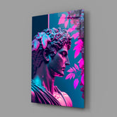 Thinking Sculpture Glass Wall Art.