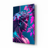 Thinking Sculpture Glass Wall Art.