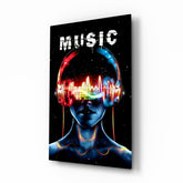 Music Glass Wall Art.