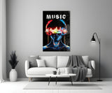 Music Glass Wall Art.