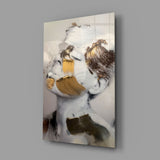 Brushed Face Glass Wall Art.