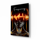 Frequency Glass Wall Art.