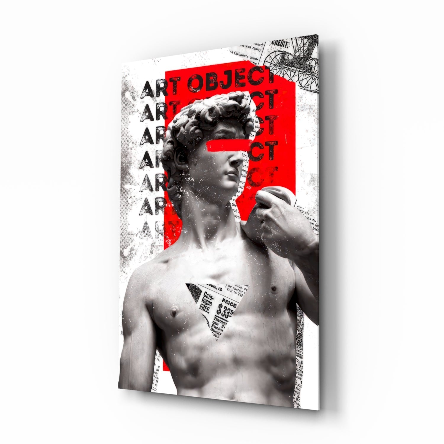 Art Object Glass Wall Art.