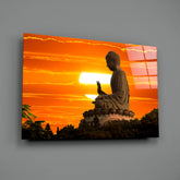 Buddha of Ibiraçu Glass Wall Art.