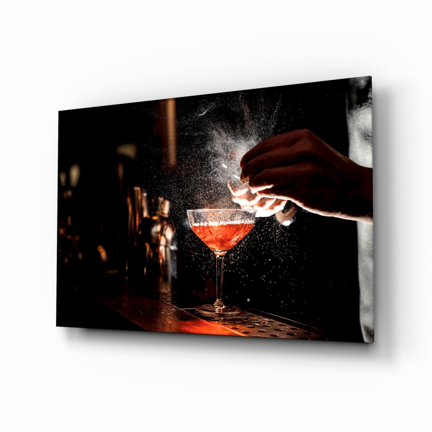 Coctail Glass Wall Art.