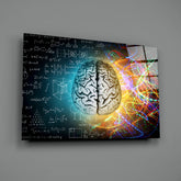 Brain Glass Wall Art.