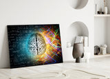 Brain Glass Wall Art.