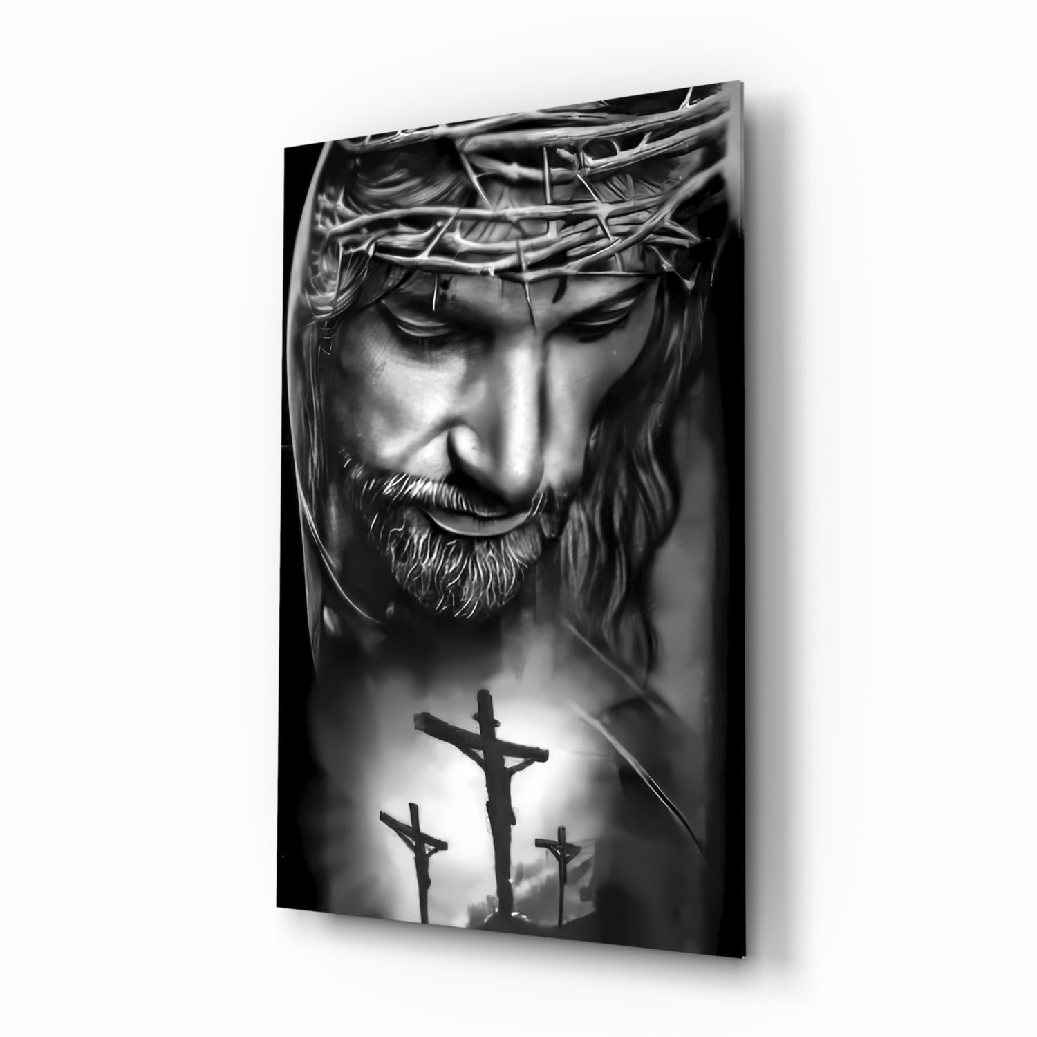 Jesus Glass Wall Art.
