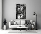Jesus Glass Wall Art.