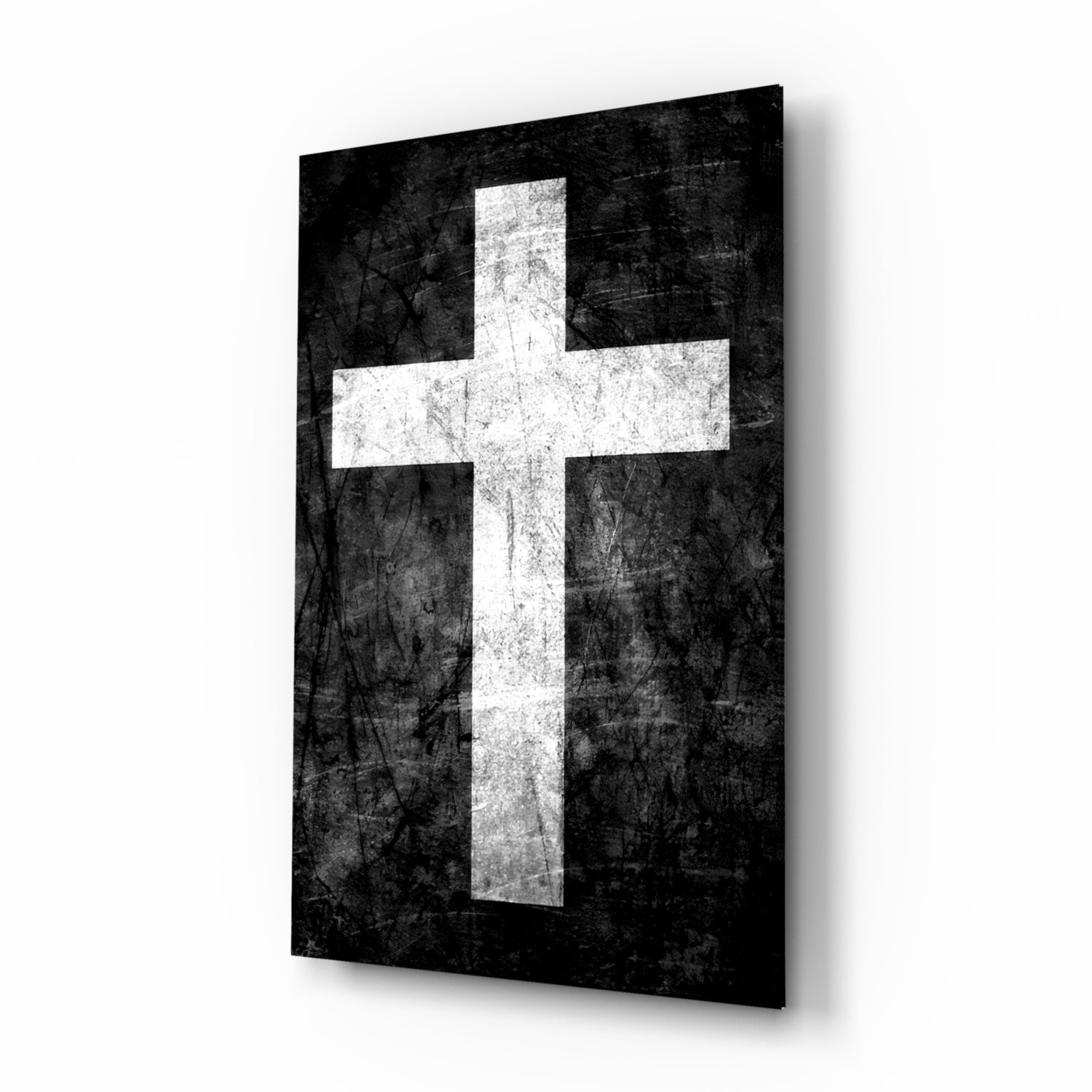 Cross Glass Wall Art.
