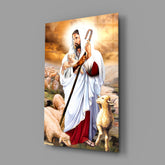 Jesus Glass Wall Art.