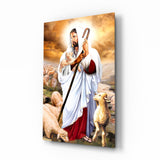 Jesus Glass Wall Art.