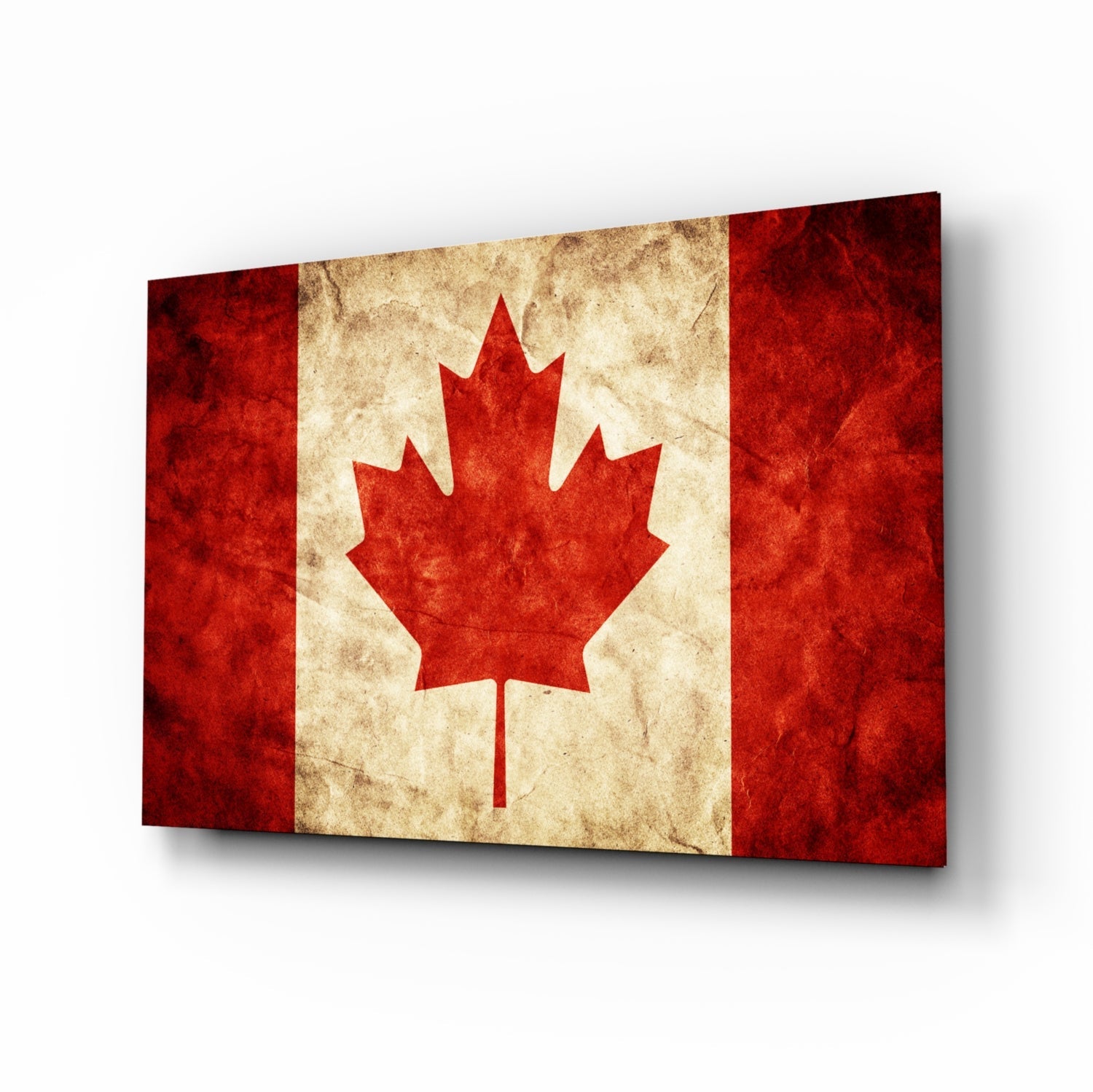 Flag of Canada Flag Glass Wall Art.
