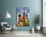Saint Basil's Cathedral Glass Wall Art.