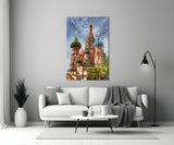 Saint Basil's Cathedral Glass Wall Art.